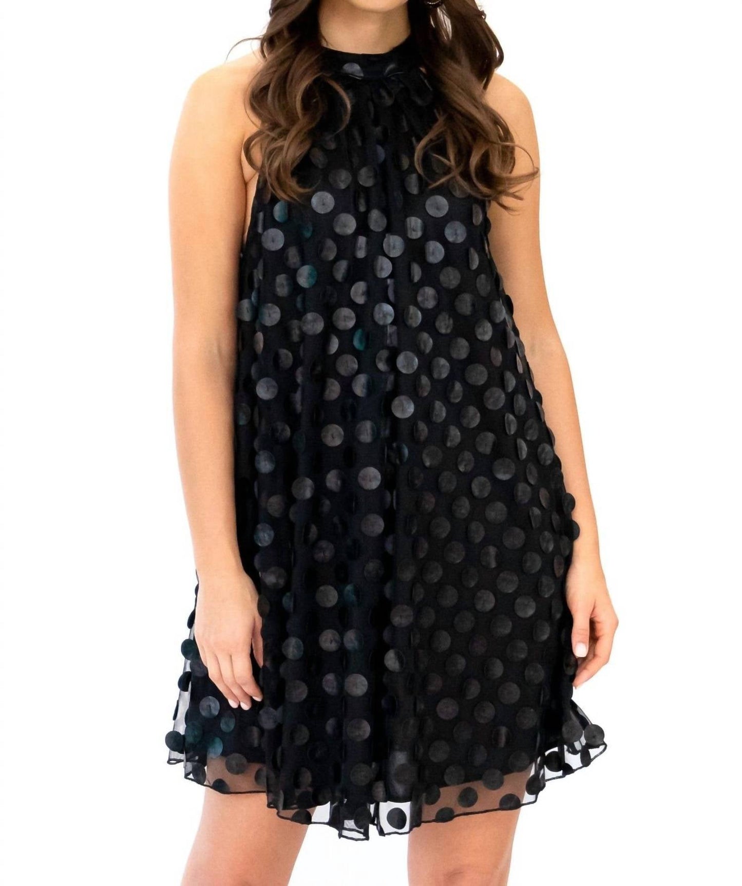 Eva Franco - Halter Swing Mini Dress