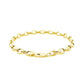 4.6mm 14k Yellow Gold Oval Rolo Bracelet