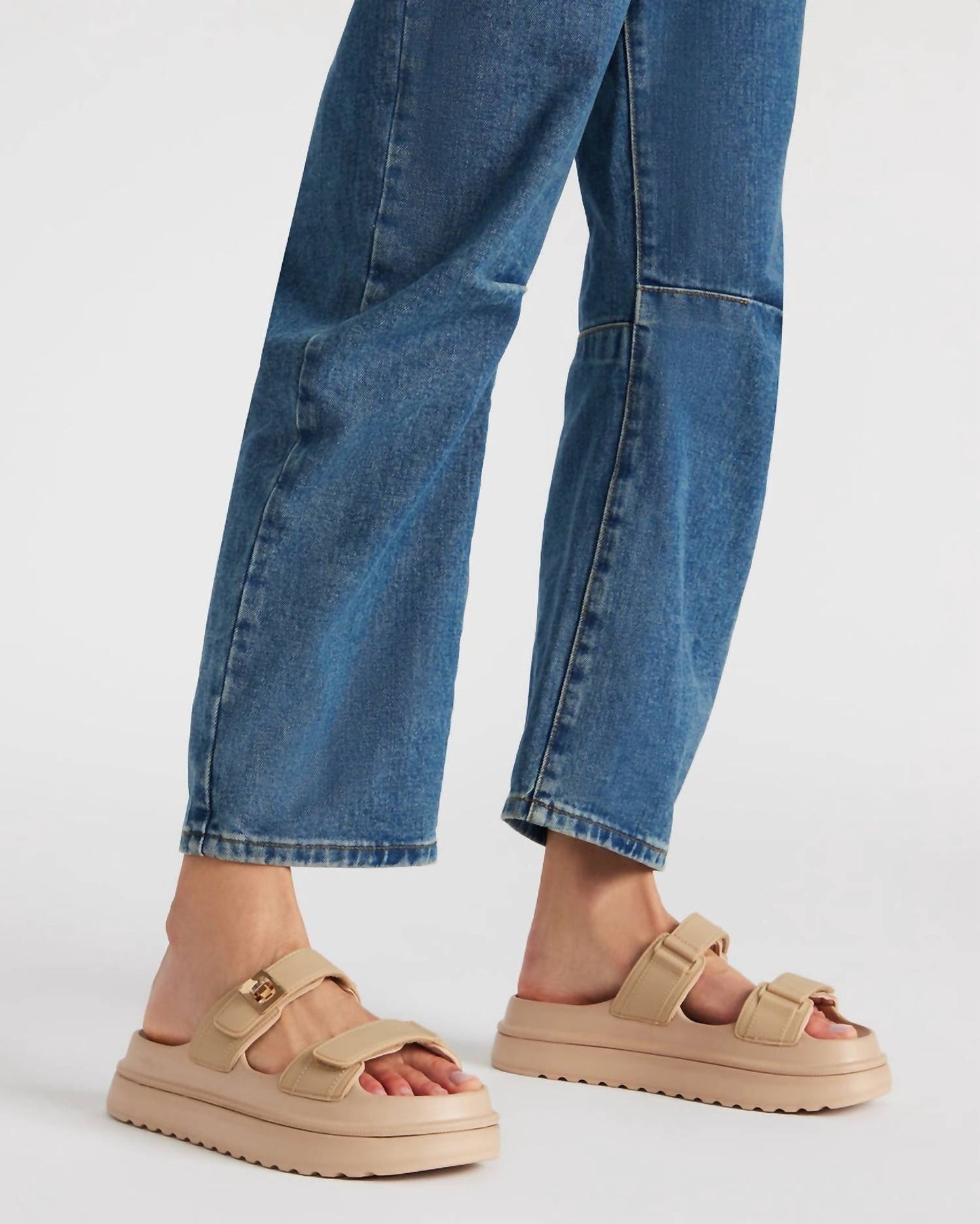 Steve Madden - Women's Bigschmona Platform Slide Sandal
