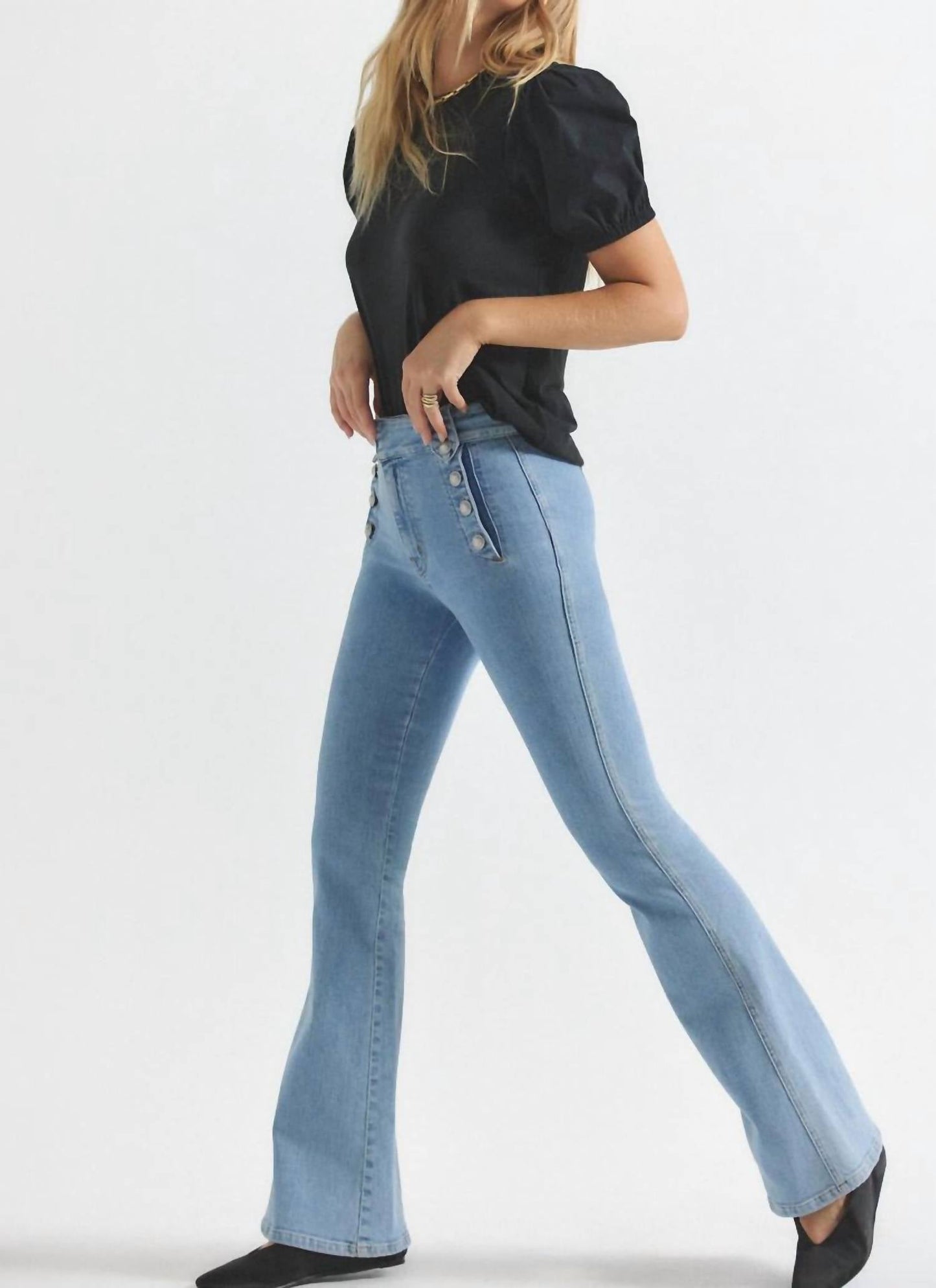 Derek Lam 10 Crosby - Robertson Flare Jeans