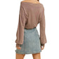 Wishlist - Off The Shoulder Knit Bodysuit