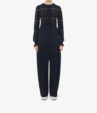 Alexander Mcqueen - Wide Leg Tailored Trouser