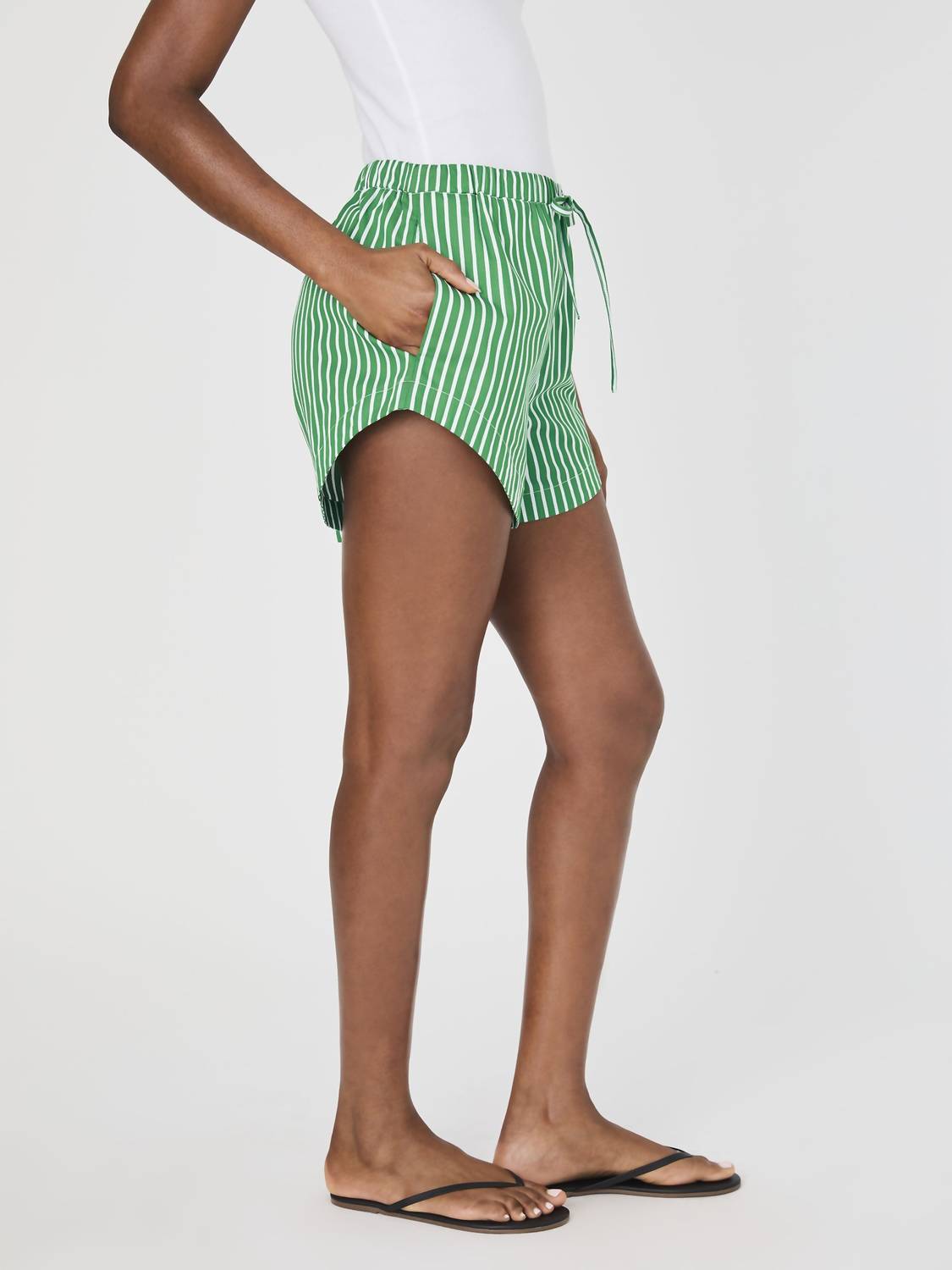 French Connection - Alexis Cotton Drawstring Short