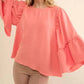 143 Story - Ruffle Flare Sleeves Top