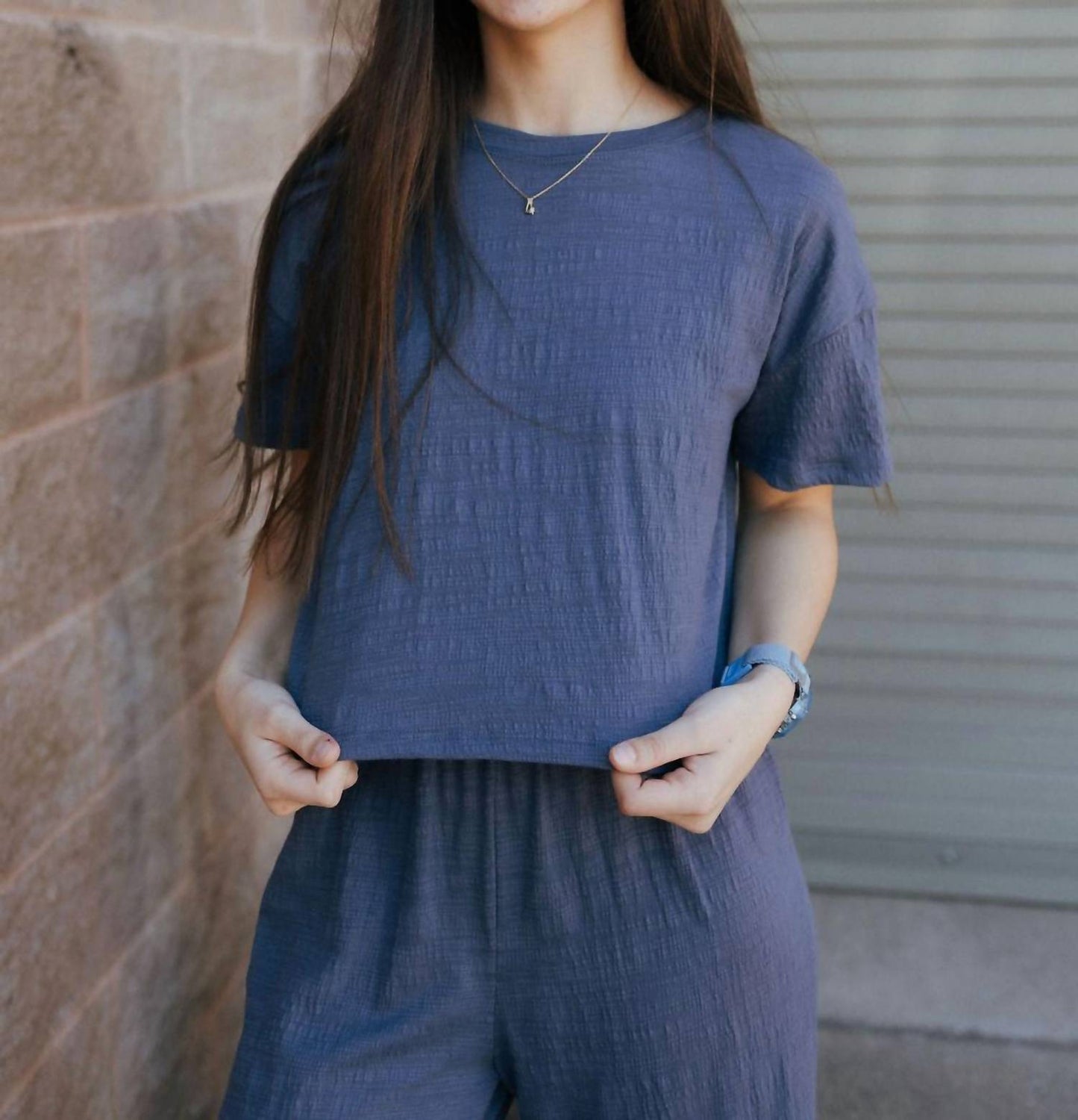 Z Supply - Sway Textured Cropped Tee