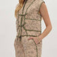 Entro - Floral Quilted Vest