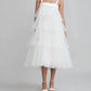 Amsale - Tiered Pleated Tulle Wedding Dress
