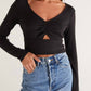Z Supply - BELLA RIB LONG SLEEVE TOP