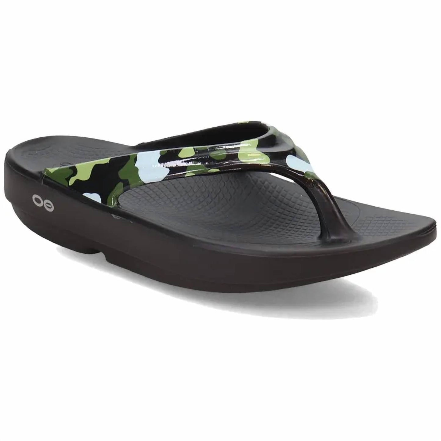 Oofos - Women 1403 Camo Patterned Strap Sandal