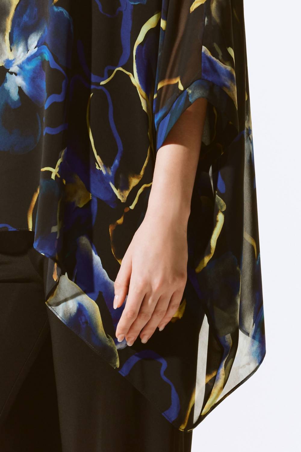Joseph Ribkoff - Floral Chiffon Poncho Top