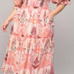 Fate - Printed Elastic Waist Dress
