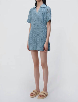 Jonathan Simkhai - Vestido-camisa Gabrielle Crochê