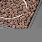 39'' Square Iron Fire Pit - 50,000 BTU