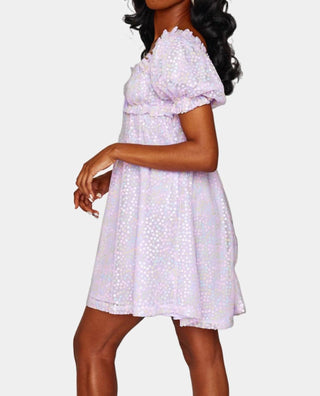 Buddylove - Vestido curto com manga bufante Jac