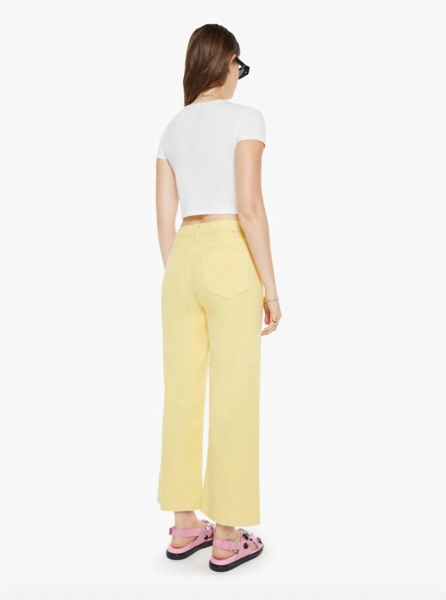Mother - Maven Wide Hem Ankle High-rise Pants