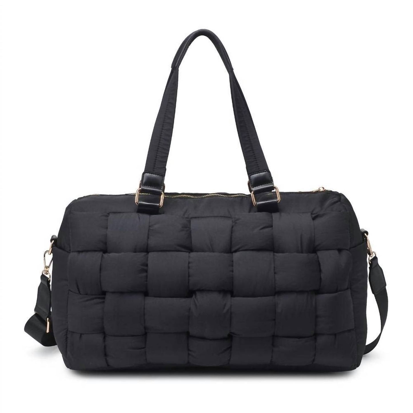 Urban Expressions - Serena Woven Nylon Travel Duffel Weekender Bag