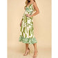 Tcec - Abstract Print Midi Dress
