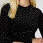 Steve Madden - Hailee Studded Velvet Midi Dress