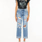 Kancan - Delta Mid Rise Boyfriend Jeans