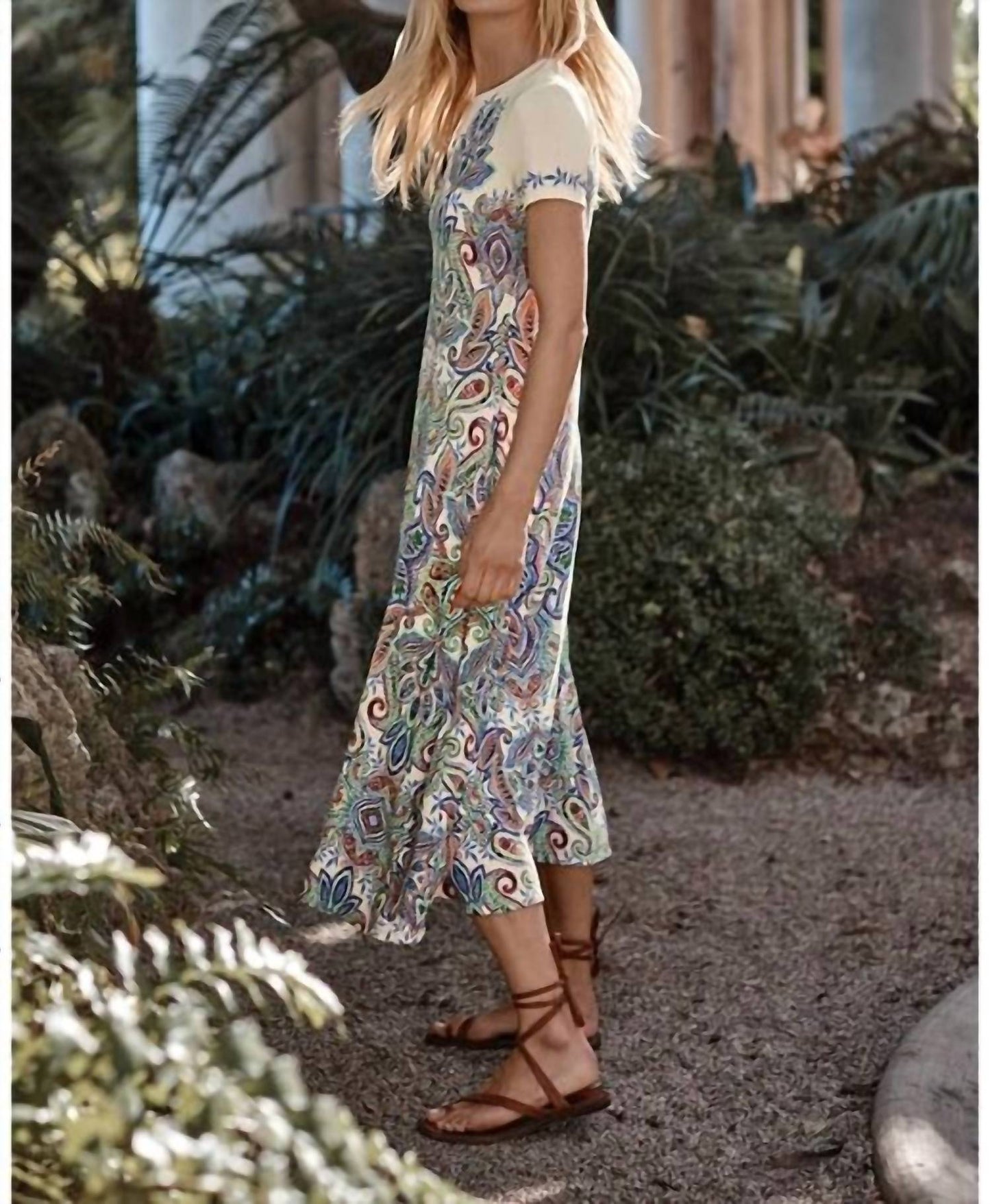 Johnny Was - THE JANIE FAVORITE CAP SLEEVE DRESS