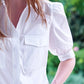 Finley - Puff Sleeve Camp Shirt