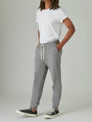 Lucky Brand - Calça de moletom Terry de camurça