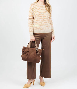 Lysse - Women's Vionette Vegan Suede Wide Leg Trousers