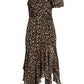 Astr - Floral One Shoulder Midi Dress