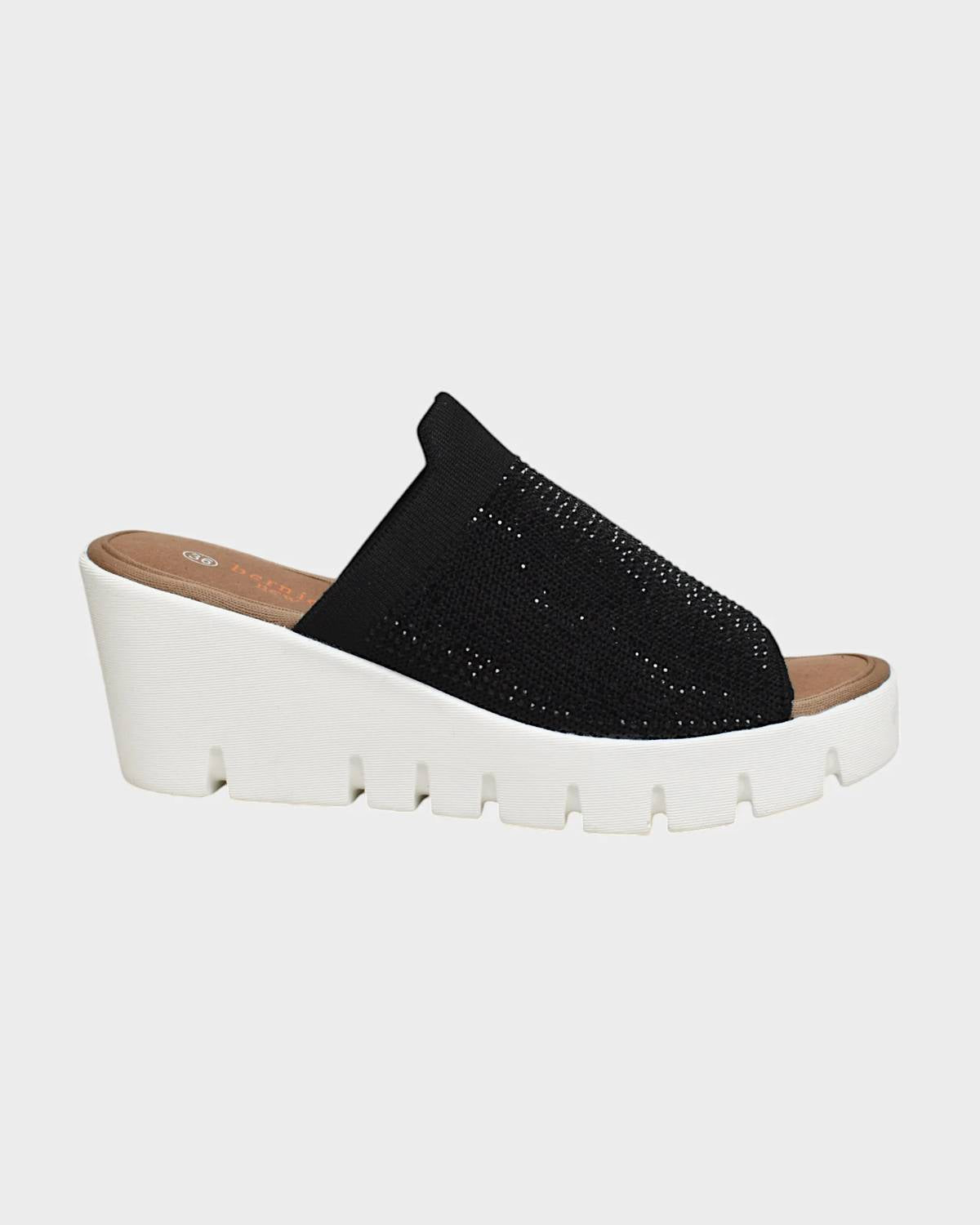 Bernie Mev - Women's Venti Crystals Slip On Sandal