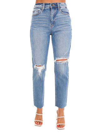 Cello - Let It Slide High Rise Ankle Mom Jean