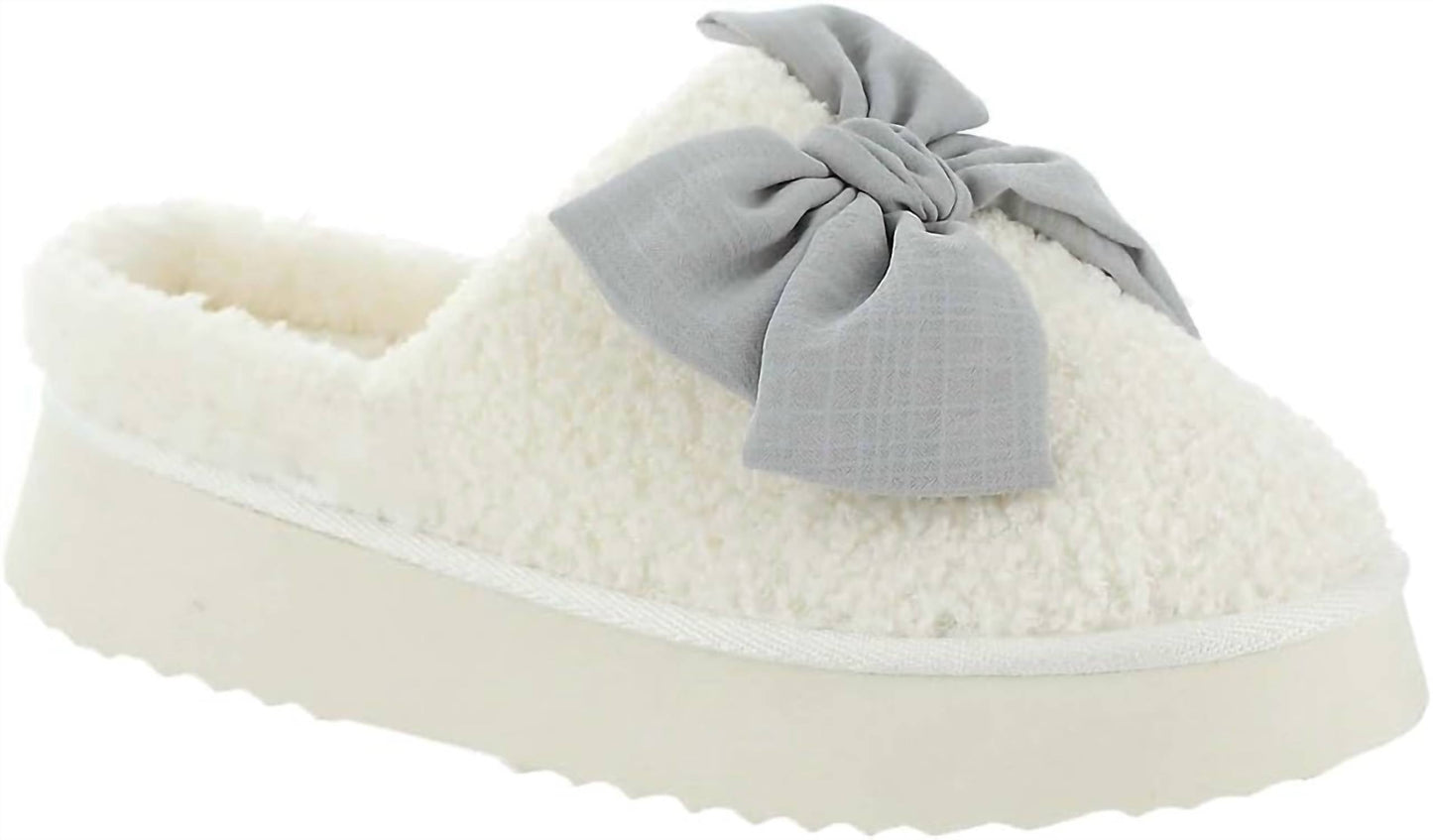 Mia - Imani Bow Slippers