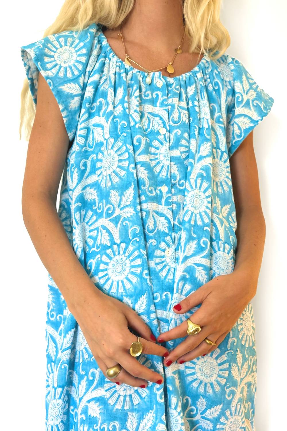 Joshi - Gauze Sea Dress