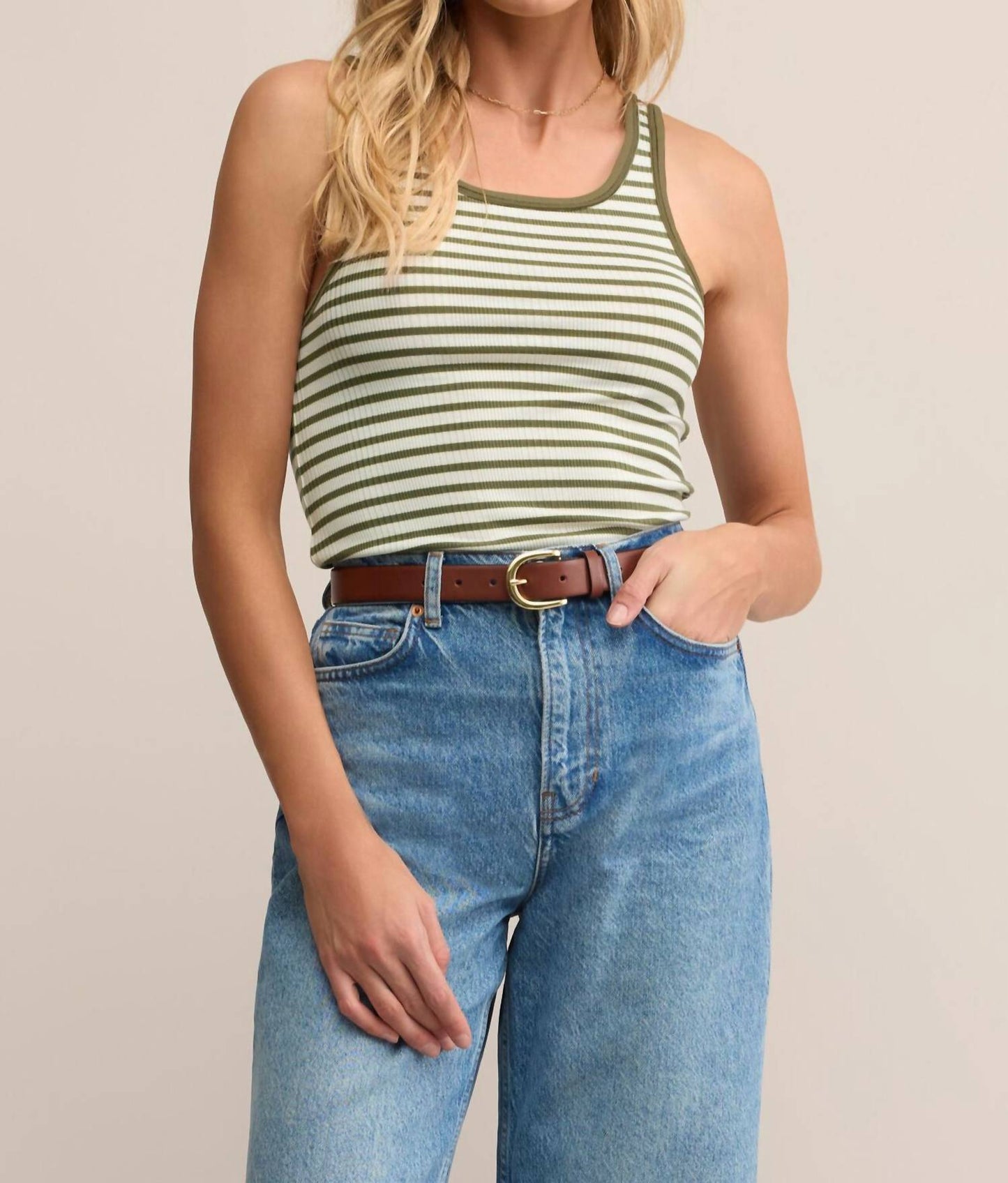 Z Supply - Classic Striped Scoop Tank