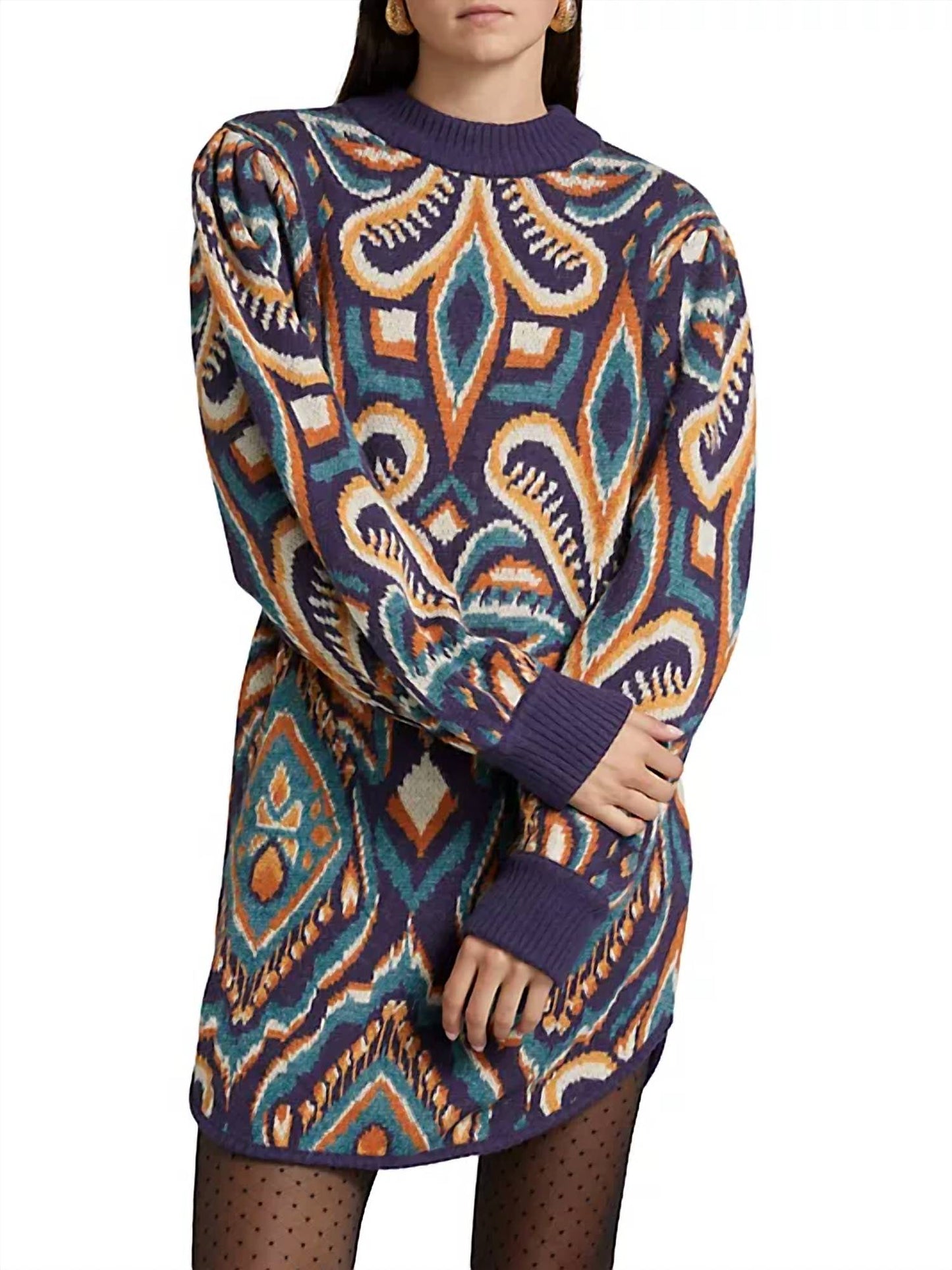 Farm Rio - Pineapple Ikat Knit Dress