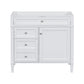 Bathroom Vanity With 2 Drawers and Tip-Out Drawer Storage Cabinet