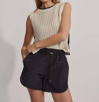 Varley - Harmon Short de cintura alta 4"
