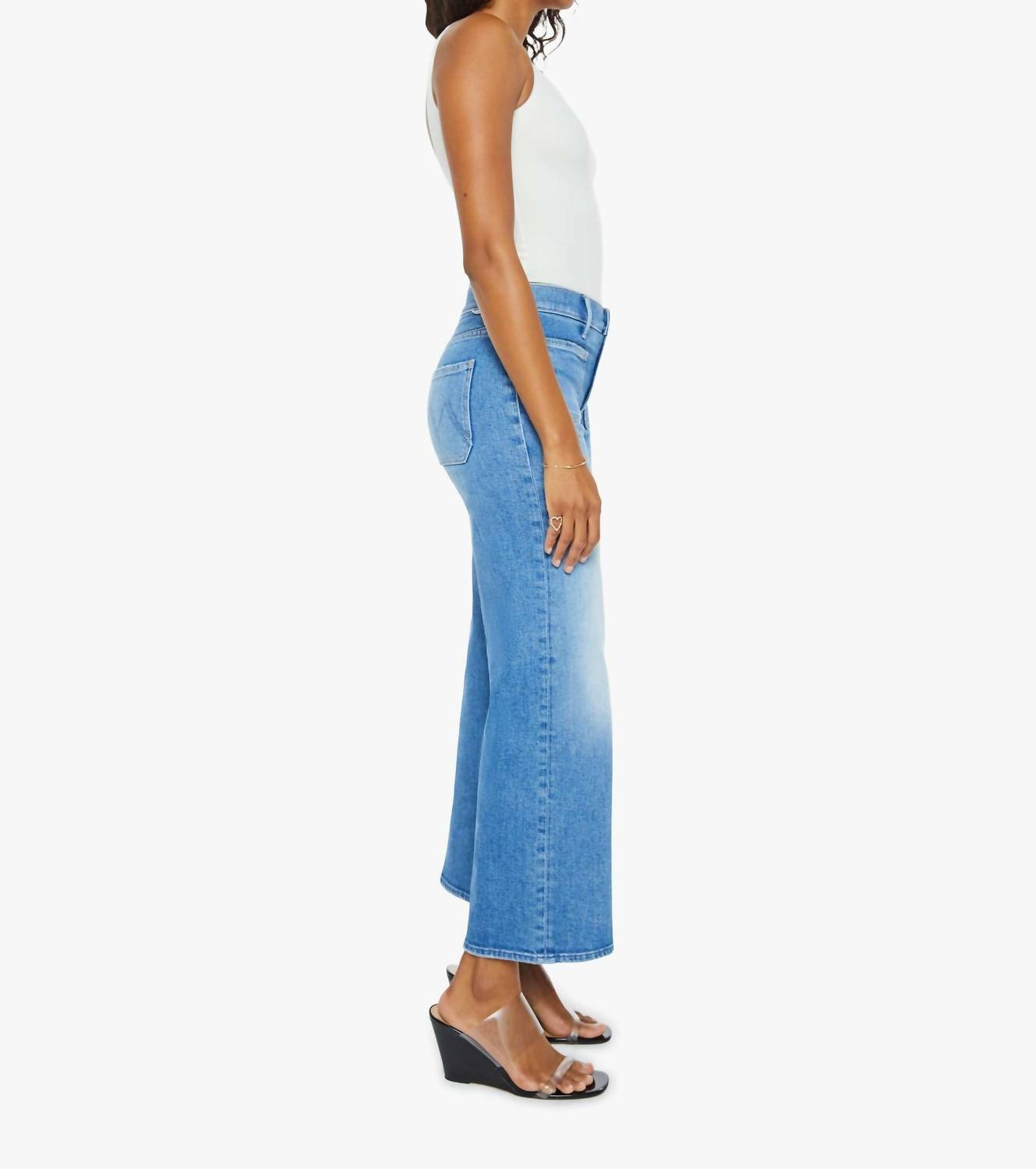 Mother - Patch Pocket Mid Rise Maven Ankle Jean