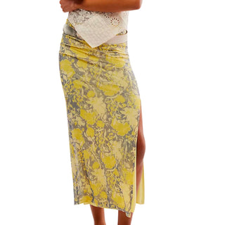 Free People - Saia midi de malha Rosalie