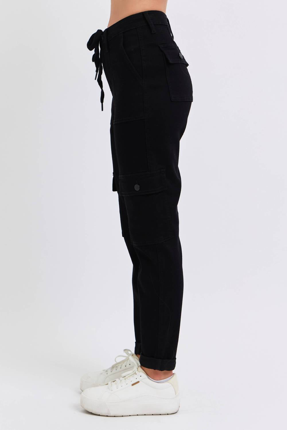Judy Blue - High Waist Cargo Cuffed Jogger