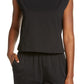 Nike Sportswear Essential Crop Tank in Black/White, Size Xx-Large