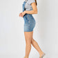 Judy Blue - Raw Hem Overall Skirt