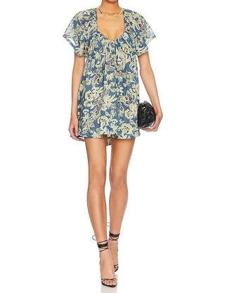 Free People - Vestido curto estampado Kauai Getaway