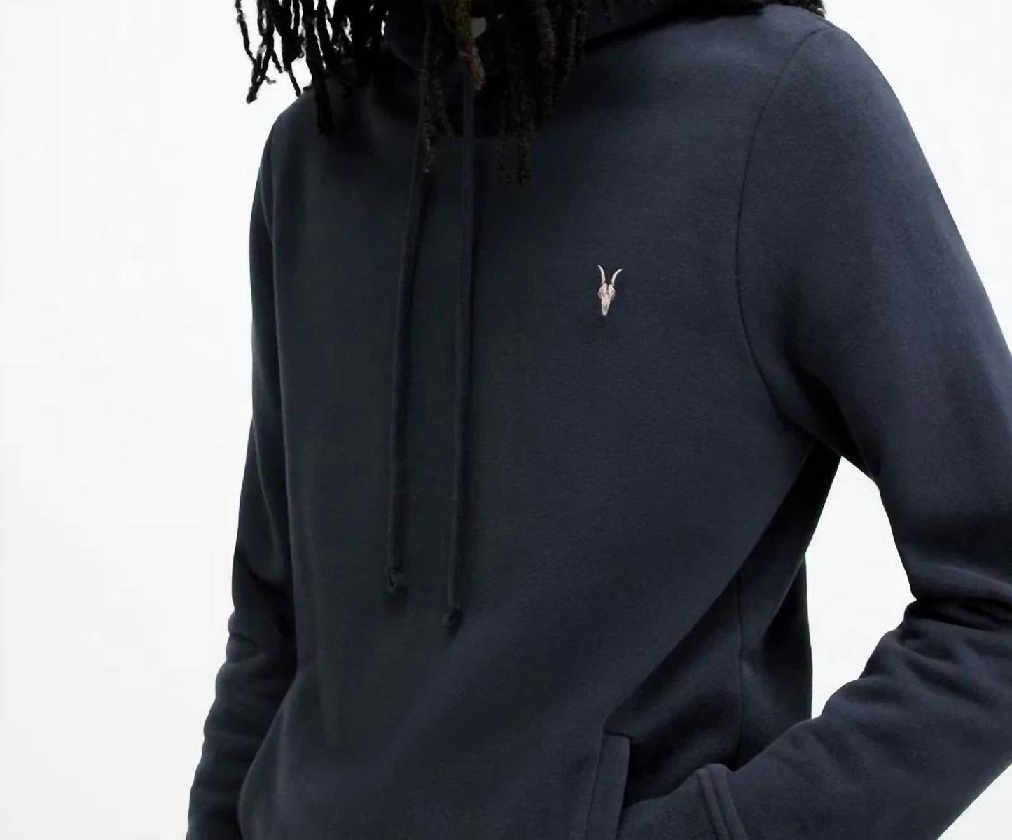 Allsaints - Raven Contrast Ramskull Pullover