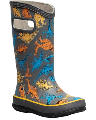 Bogs - Botas de chuva de dinossauro para meninos