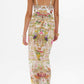 Camilla - Twist Front Long Skirt