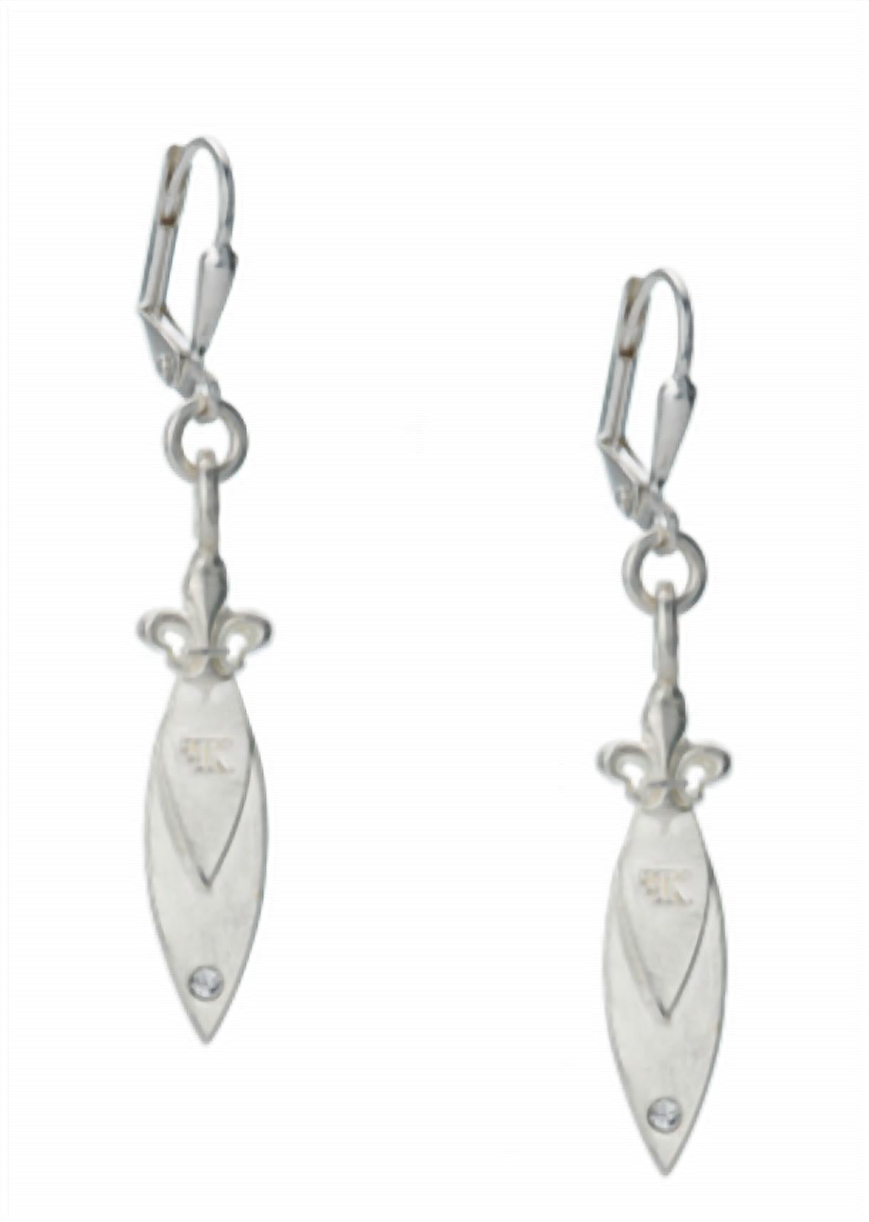 French Kande - Micro Pointu With Swarovski Accent Earrings