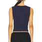 Enza Costa - Cropped Fitted U Tank Top