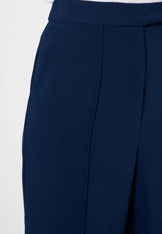 Topshop - Calça social Pintuck de cintura alta e perna larga