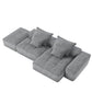 Modern Oversized DIY Combination Modular Sectional Sofa With Pillows