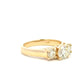Aamiaa - 1.66 Carat Natural Diamond Three-stone Ring